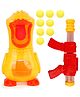 Toysire Hungry Duck Feeding Game Toy Guns Shooting Games with Electronic Target with LCD Score Record Sound 8 Soft Foam Balls Toys