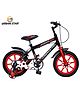 Urban Star 14T BMX (80% ASSEMBLED) ROAD CYCLE FOR 3-5 YEARS KIDS ( BLACK/RED )