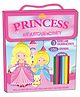 Hello Friend Books My Suitcase Activity Bag: Princess - Complete Activity Case with Colouring Books, Activity Book and Sticker Book, Great for Gifts and Travel - English