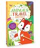 Hello Friend Books Travel Art Kit: Animals - Art Kit with 2 Colouring Pads and 12 Colour Pencils for Kids on the Go