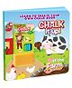 Hello Friend Books Chalk It Up! Board Book: At the Farm-  Colour and Create with 5 Coloured Chalks