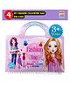 Hello Friend Books My Portable Fashion Sticker and Colouring Bag: Practice Colouring with Easy to Handle and Carry Book - Perfect for Girls, Travel and Gifting