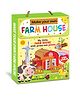 Hello Friend Books Make Your Own 3D Farm House: DIY Art and Craft Model Kit with Press Out Pieces and Instructions