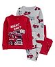 Carter's 4-Piece Firetruck 100% Snug Fit Cotton Pajamas - Red & Grey