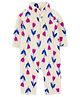Carter's Knit Full Sleeves Sleep Suit With Floral Print - Cream