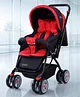Babyhug Comfy Ride Stroller With Reversible Handle - Red| Reclining Seat| Adjustable Foot Rest| Padded Cushion| Swivel Lock and Brake| Removable Mosquito Net| Adjustable Canopy| Storage Basket Babyhug Comfy Ride Stroller With Reversible Handle - Red| Reclining Seat| Adjustable Foot Rest| Padded Cushion| Swivel Lock and Brake| Removable Mosquito Net| Adjustable Canopy| Storage Basket
