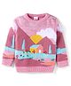 Babyhug Female Sweater-Knit Pullovers PINK 9-12m