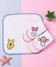 Babyhug Disney Terry Woven Hand & Face Towels Winnie the Pooh Digital Print  Pack of 3 L 33.02 X  B 25.4 cm - White