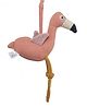 Pluchi Flamingo Cotton Knitted Stuffed Soft Toy (Coral) Length 33 cm