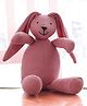 Pluchi Rabbit - Blossom Pink 100% Cotton Knitted Stuffed Soft Toy for Babies / Kids  Length 35 cm