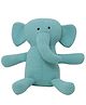 Pluchi Little Ganesha - Pearl Aqua 100% Cotton Knitted Stuffed Soft Toy for Babies / Kids - Height 36 cm