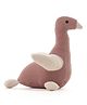 Pluchi Chuckles Bird Cotton Knitted Stuffed Soft Toy (Pale Pink & Ivory) -Height 35 cm