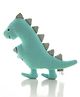 Pluchi Cute Dino Cotton Knitted Stuffed Soft Toy for Babies & Kids (Fresh Mint) - Height 29 cm