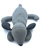 Pluchi Sleepy Dog Cotton Knitted Stuffed Soft Toy for Babies & Kids - Height 28 cm