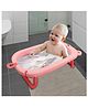 Skylofts Baby Foldable Bath Tub for Baby with Smart Temperature Indicator Baby Bath Tubs for Kids (Pink Mini Pool)