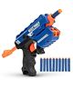 Funbee Musical Gun Toys for Kids, Toy Gun with Moving Gears, Music & Led Light |Battle Fight Game Toys for Kids | Fun Target Shooting Gun (Foam Gun)