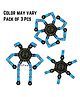 BitFeex Rotating Robot Transformable Fidget Finger Spinner Toy for Kids Rotating For Boys Girls Fun and Development Toy (Color May Vary, Pack of 3 Pcs )