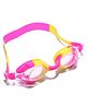 KIDLINGSS Dual Shaded Swimming Goggles - Pink & Yellow