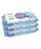 Himalaya Babycare Nature Touch Water Unscented Baby Wipes Pack of 3 - 72 pieces each