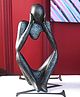 The Artment Abstract Thought Thinker Accents Artifacts for Home Decor- Antique Silver (Pack of 1)