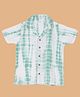 Greendeer 100% Cotton Half Sleeves Tie Dye Shirt - Sea Weed