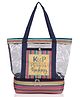 Echo Keep Positive Thinking Print Transparent Shoulder Bag.