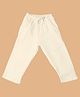 Greendeer Cotton Solid Pant - Off White
