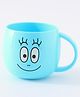 Mug with Handle & Smiley Print  Blue  - 200 ml