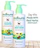 Indimums Mixed Combo Natural Baby Shampoo & Body Wash | Tear Free & Chemical Free | Gentle On Hair & Scalp | Soapnut (Reetha), Shikakai & Flaxseed Oil - 2X 200 ml