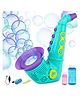 Toysire Saxophone Bubble Machine Musical Instrument toy Kids Children Music Playing Tool Gift Educational Music & Art -Green