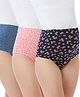 Bella Mama Women Cotton Elastane High Coverage Panty Set Pack of 3 (Color May Vary)