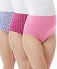 Bella Mama Women Cotton Elastane High Coverage Panty Set Pack of 3 (Color May Vary)