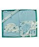 My Tiny Wear 5 pcs New Born Baby Cotton Clothing Set   Blue