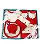 My Tiny Wear 8 pcs Half Sleeves New Born Baby Cotton Clothing Set   Red