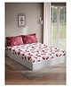 D Décor Double Bedsheet Al18-Ketchup Red