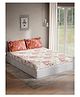 D Décor Double Bedsheet Al20-Red Sand Red