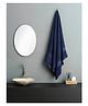 D Décor Brio Bath Towel Marino Blue