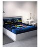 D Décor Double Bedsheet Lb35-sapphire Blue Blue