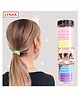 Lykaa Soft & Stretchable Cotton Elastic Seamless Thick Hair Rubber Bands - Pack of 20