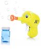 Aditi Toys Elephant Bubble Gun Toy for Kids with 100 ml Bubble Liquid Bottle (Yellow) Toy Bubble Maker