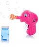 Aditi Toys Elephant Bubble Gun Toy for Kids with 100 ml Bubble Liquid Bottle (Pink) Toy Bubble Maker