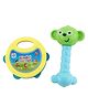 Aditi Toys Baby Kinder Rattle Set for 0-6 Months Old Baby, Non-Toxic, 100% BPA Free, Infant Grab, Spin & Shake Rattles, Colorful Rattles with 2 Pcs, Early Educational Sensory Toy, BIS Approved