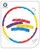 Aditi Toys Hula Hoop for Adults & Kids, Inter-Lockable 8 Pieces Exercise & Fitness Hula Hoop, Detachable Multicolor Hoola Hoop for Kids Above 3 Years, BIS Approved (PVC Pack)