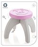 Aditi Toys Baby Chair for Boys & Girls Durable HDPE Plastic Chair Step Stool Plastic Activity Table For Kids Above 1 Year (Pink)