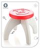 Aditi Toys Baby Chair for Boys & Girls Durable HDPE Plastic Chair Step Stool Plastic Activity Table For Kids Above 1 Year (Red)
