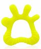Aditi Toys Soft Silicone Teether Non-Toxic BPA Free Teething Toy for Babies with Textured Surface for Soothing Gums, 100% Food Grade Hand Finger Shape Teether for Babies. (Colors As Per Availability)