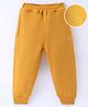 Little Kangaroos Cotton Knit Full Length Lounge Pant Solid - Yellow