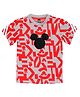 Adidas Kids Cotton Knit Half Sleeves T-Shirt Mickey Mouse Shadow Print - Grey