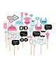 Syga Baby Shower Party Props Pack Of 30 - Multicolor