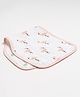 Aariro Organic Cotton Burp cloth Tropical Flamingo